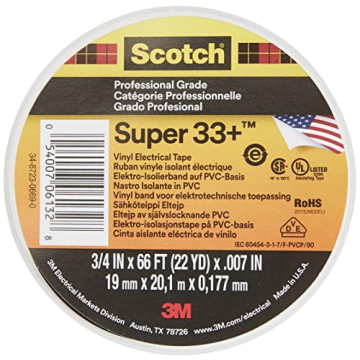 Scotch Super33 Vinyl Electrical Tape - Perfect for All Your Projects
