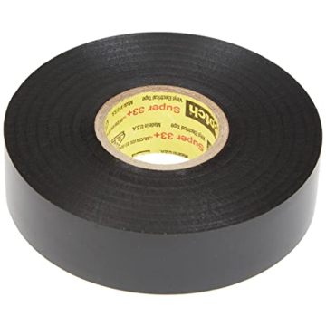 Scotch Super33 Vinyl Electrical Tape - 66 ft, Black, Strong Adhesive
