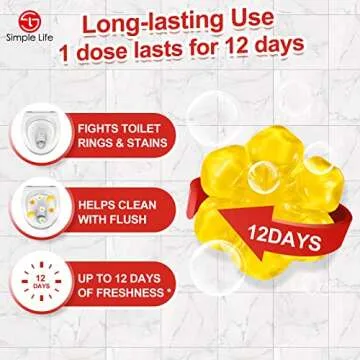 Simple Life Toilet Gel Stamp - Effortless Cleaning & Freshness