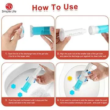 Simple Life Toilet Gel Stamp - Effortless Cleaning & Freshness