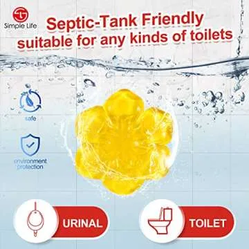 Simple Life Toilet Gel Stamp - Effortless Cleaning & Freshness