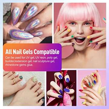 AOMIDA 82W UV Nail Lamp, Fast Curing Gel Nail Polish with 3 Timers and LCD Display,Professional LED Nail Dryers Lamp with Auto Sensor,Gel Nail UV Light for Home DIY