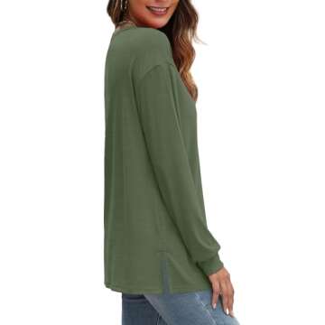 OFEEFAN Stylish Fall Tunic Tops for Women