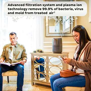 Instant HEPA Quiet Air Purifier, From the Makers of Instant Pot with Plasma Ion Technology for Rooms...