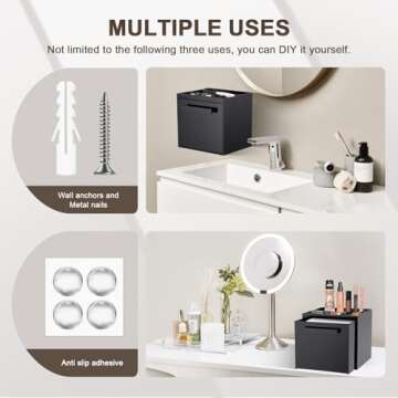 TAINESS Disposable Face Towel Storage Box for Easy Organization