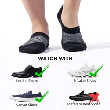 IDEGG No Show Socks for Men – Comfortable & Stylish