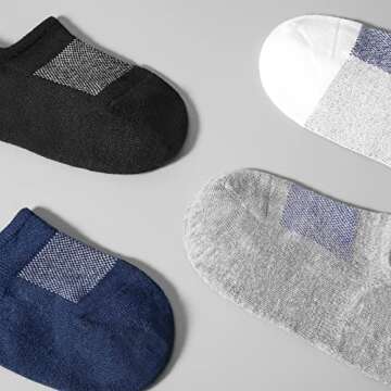 IDEGG No Show Socks for Men – Comfortable & Stylish