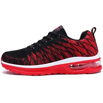 PENGCHENG Men Women Air Cushion Running Shoes Tennis Fitness Gym Lightweight Sneakers