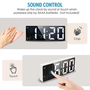 Ankilo Digital Alarm Clock with Temperature Display