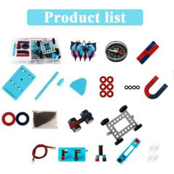 Kids Science Magnets and Circuit Tools Educational Kit