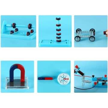 Kids Science Magnets and Circuit Tools Educational Kit