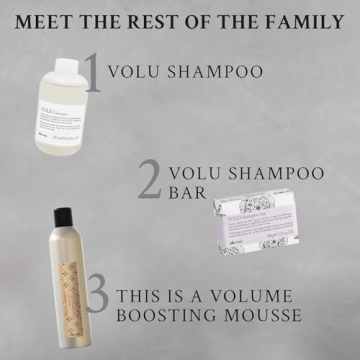 Davines VOLU Shampoo for Volumizing Thin Hair | 8.45 fl oz