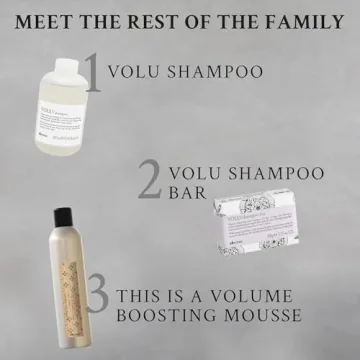 Davines VOLU Shampoo for Volumizing Thin Hair | 8.45 fl oz