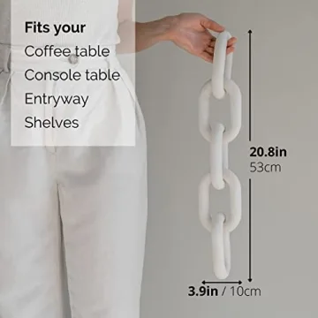 Peakoly Wooden Chain Link Decor for Stylish Homes