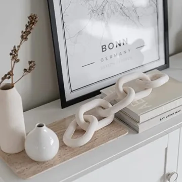 Peakoly Wooden Chain Link Decor for Stylish Homes