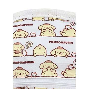 Loungefly Sanrio Pompompurin Cosplay Adult Womens Double Strap Shoulder Bag Purse, One Size