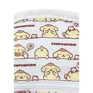 Loungefly Sanrio Pompompurin Cosplay Adult Womens Double Strap Shoulder Bag Purse, One Size