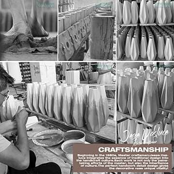 Rustic Farmhouse Style Decorative Vases for Home