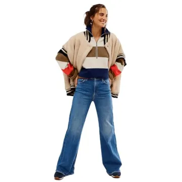 Yousify Oversized Cable Knit Sweater for Women