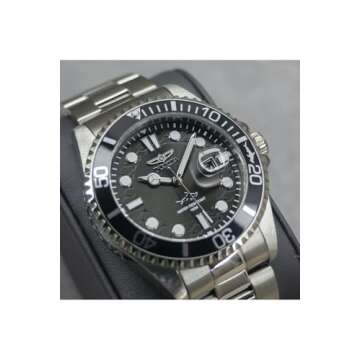Invicta Men's Pro Diver Quartz Watch, Silver, 30018