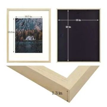 Frametory 16x20 Rustic Picture Frame - Versatile & Elegant