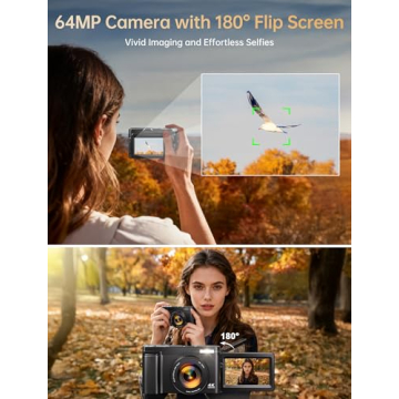 4K Digital Autofocus Camera for Kids & Vloggers