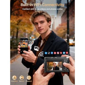 4K Digital Autofocus Camera for Kids & Vloggers