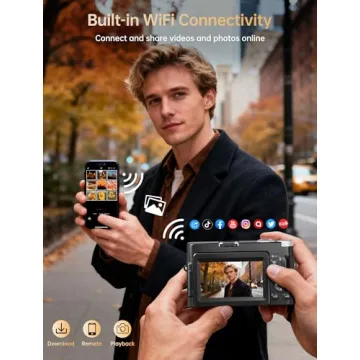 4K Digital Autofocus Camera for Kids & Vloggers