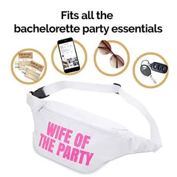 Bachelorette 80s Fanny Pack Set: 7 Stylish Party Packs