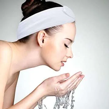 VIVOTE Ultra Soft Adjustable Makeup Headbands 4 Pack