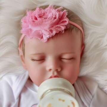 JIZHI Lifelike Reborn Baby Dolls - 0-3 Months Baby Soft Body Realistic-Newborn Baby Dolls Real Life ...