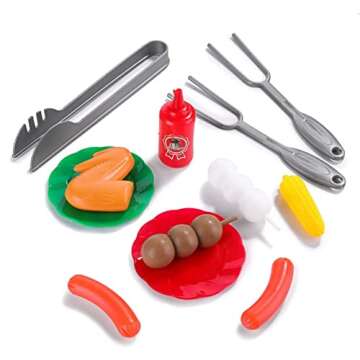 Pretend Play BBQ Grill with Lights and Sounds for Kids