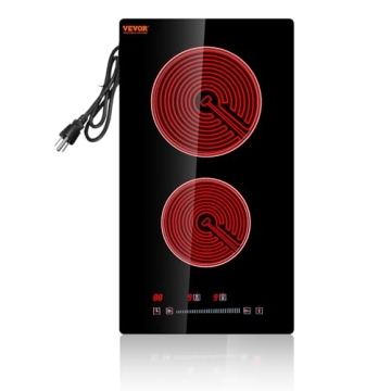 VEVOR 12-Inch Electric Stove with 2 Burners