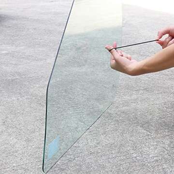 ECBANLI Bracelet Car Window Breaker, Wrist Strap with Tungsten Carbide Bead Vehicle Emergency Self R...