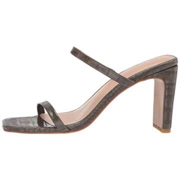 The Drop Women's Avery Square Toe High Heeled Sandal