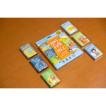 Hoyle 6 in 1 Kids Playing Cards Multi Game Pack