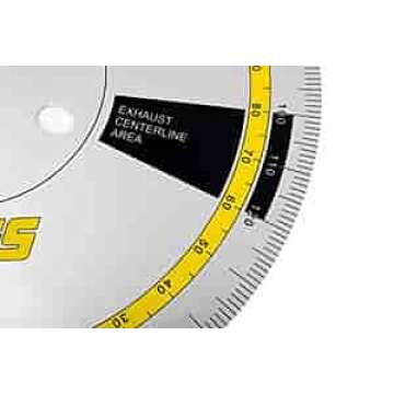 JEGS Precision Cam Degree Wheel | 11” Diameter | Made in USA | 3/4 “ Center Hole | Includes Three Bushings and One Steel Washer