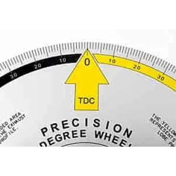 JEGS Precision Cam Degree Wheel | 11” Diameter | Made in USA | 3/4 “ Center Hole | Includes Three Bushings and One Steel Washer