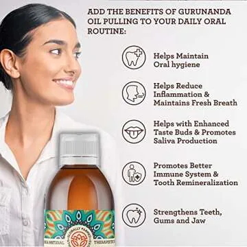 GuruNanda Oil Pulling Oil for Dental Health & Whiten
