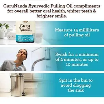 GuruNanda Oil Pulling Oil for Dental Health & Whiten