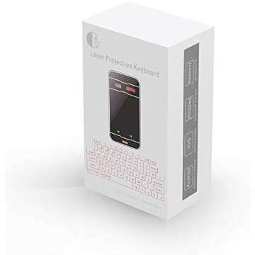 Wireless Laser Projection Virtual Keyboard for Devices