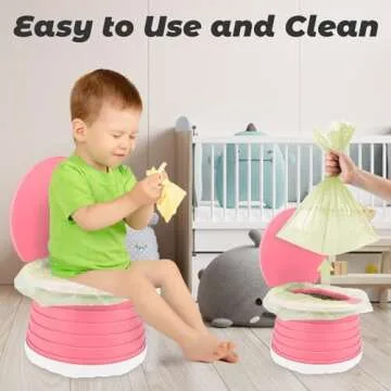 Travel-Friendly Portable Toddler Potty for Comfort