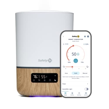 Safety 1st Smart Humidifier with App Control and Nightlight