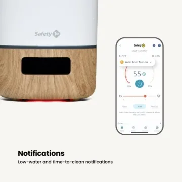 Safety 1st Smart Humidifier with App Control and Nightlight