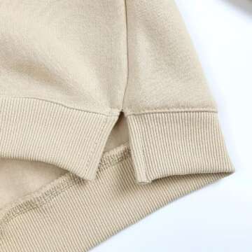 RUKOSU Toddler Fleece Pullover Sweatshirt for Kids