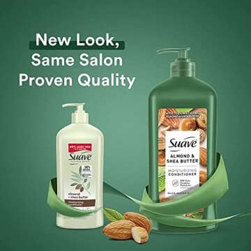 Suave Moisturizing Shampoo and Conditioner Set with Shea Butter