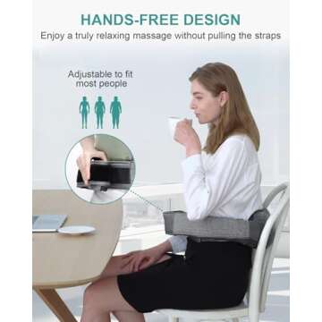 Nekteck Cordless Neck and Back Massager with Heat