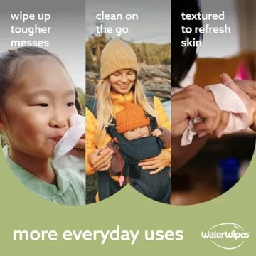 WaterWipes Plastic-Free Baby Wipes 99.9% Water Hypoallergenic