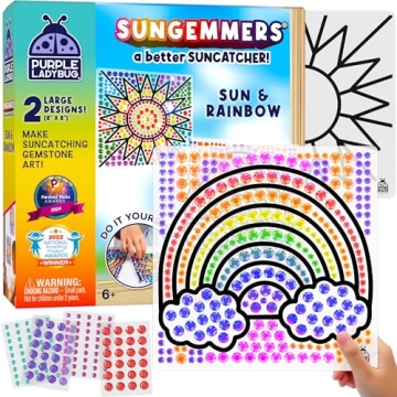 Purple Ladybug SunGemmers Kits for Kids Crafting Fun