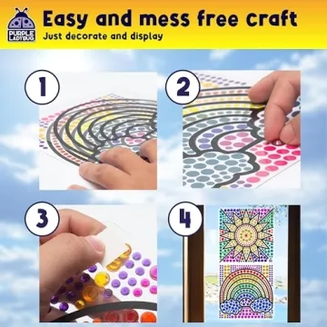 Purple Ladybug SunGemmers Kits for Kids Crafting Fun